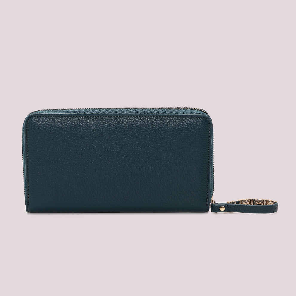 PORTAFOGLIO GRANDE BASIC CON TIRA ZIP LOGATO MIMI-MUA