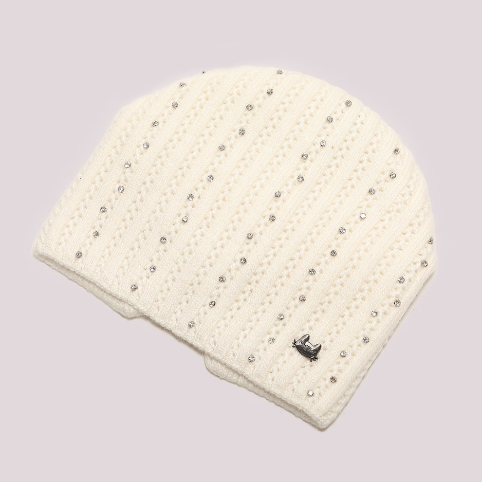 BERRETTO CON PICCOLE TRECCE CON STRASS MIMI-MUA
