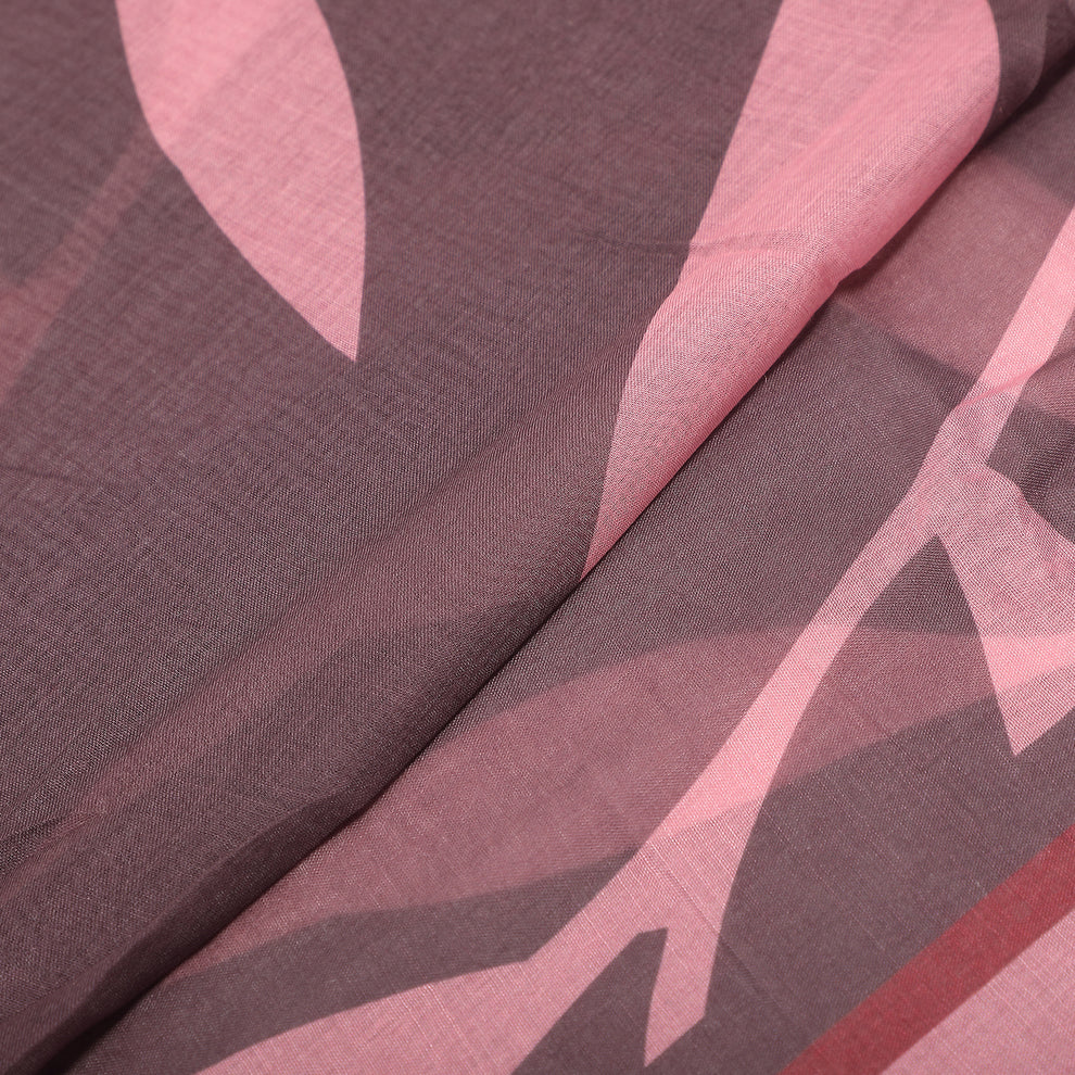 FOULARD CON FOGLIOLINE SPARSE (135X135 cm) MIMI-MUA