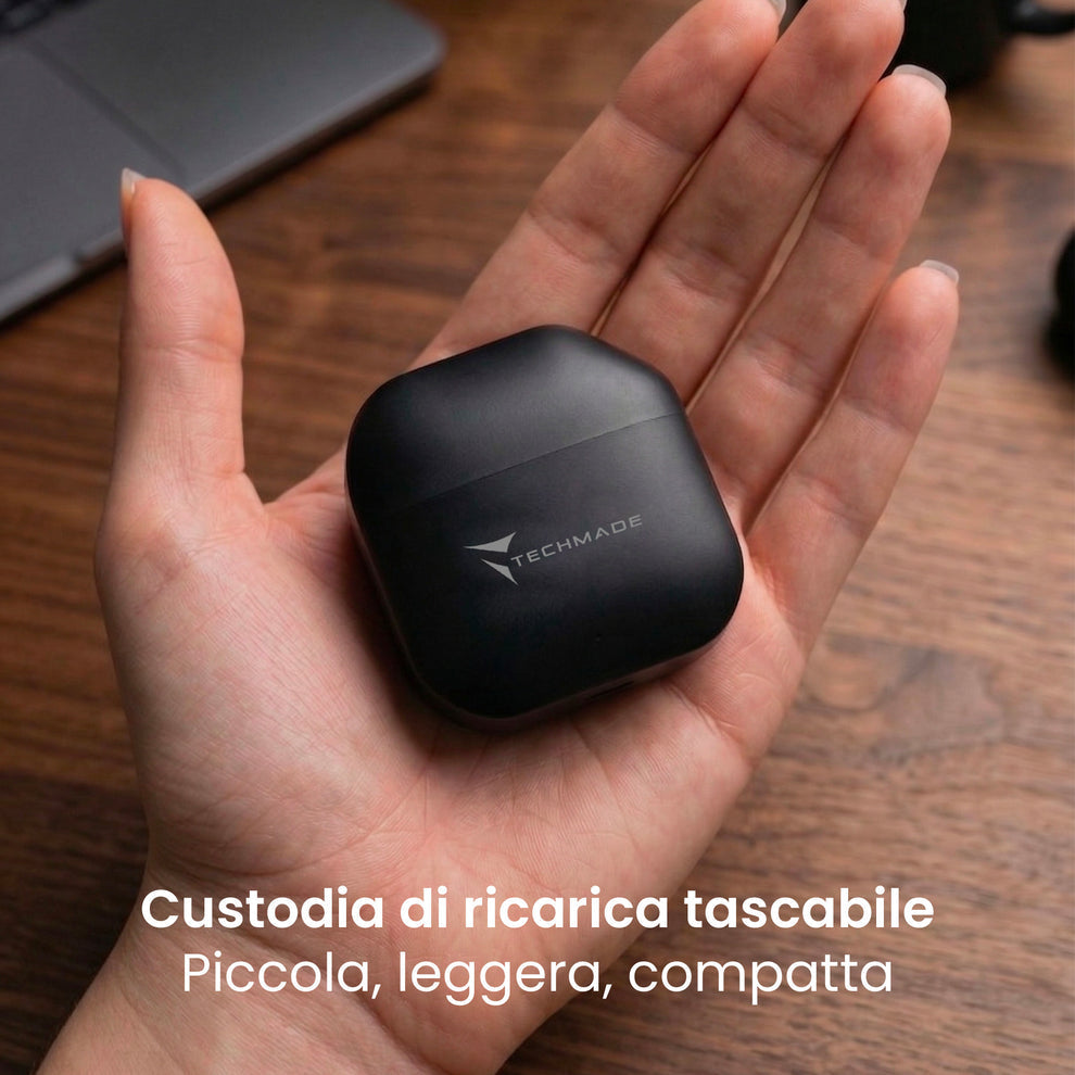 Auricolari Bluetooth in Ear XM201 - con Box di ricarica - AI di traduzione