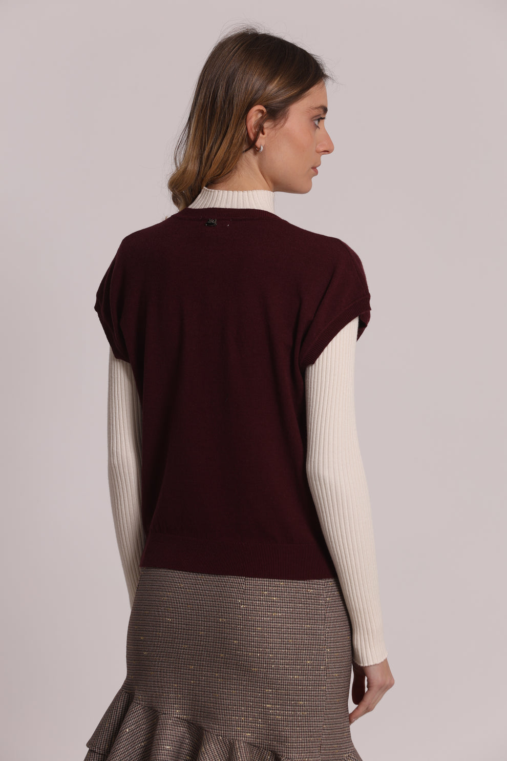 MAGLIA A MANICHE CORTE MIMI-MUA