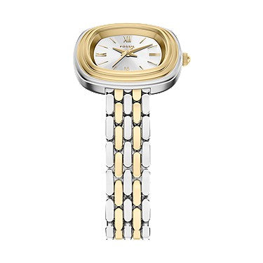 Orologio Emerson 30 mm a tre sfere con bracciale in acciaio bicolore Fossil