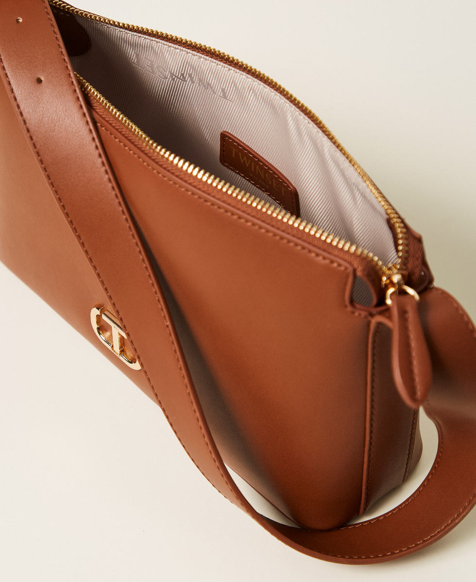 Borsa a tracolla con logo T Twinset