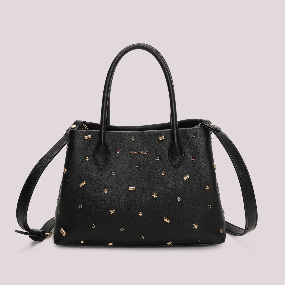 BORSA SHOPPING CON APPLICAZIONI COLORATE MIMI-MUA