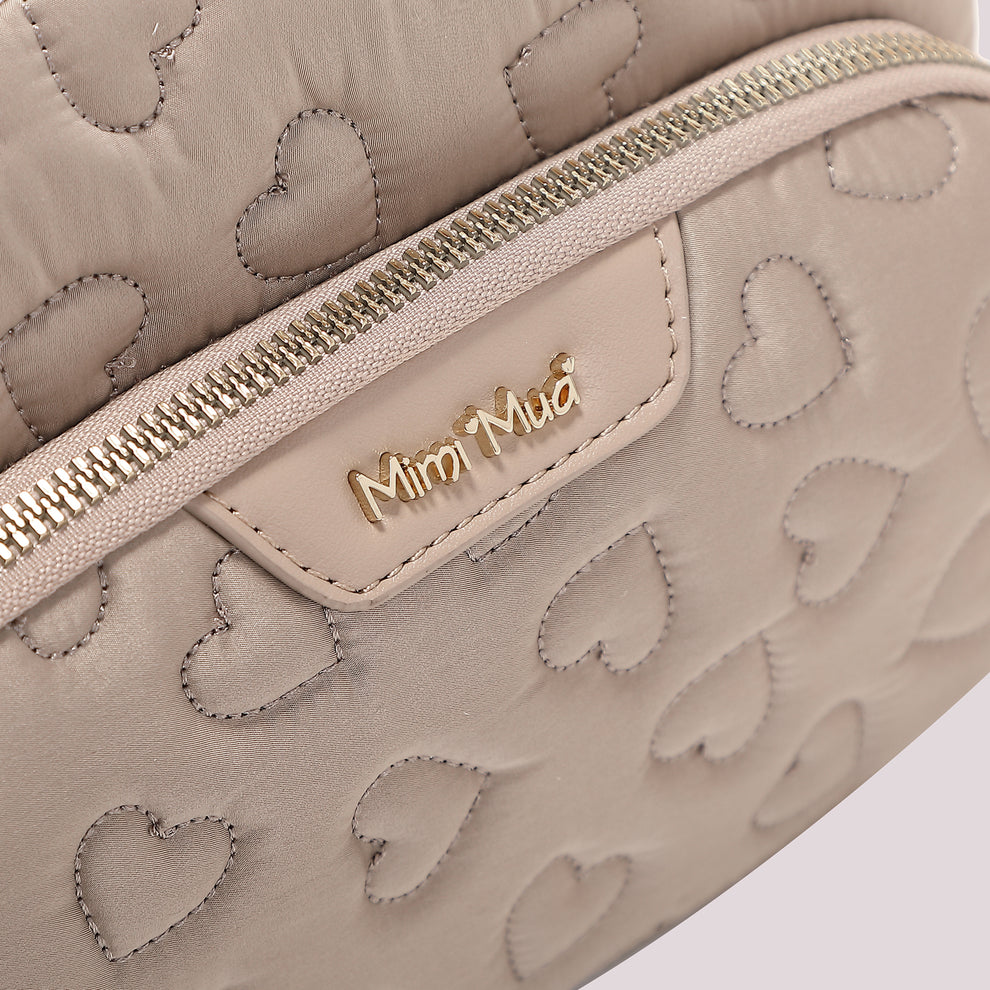 BEAUTY CASE TRAPUNTATA A CUORI MIMI-MUA