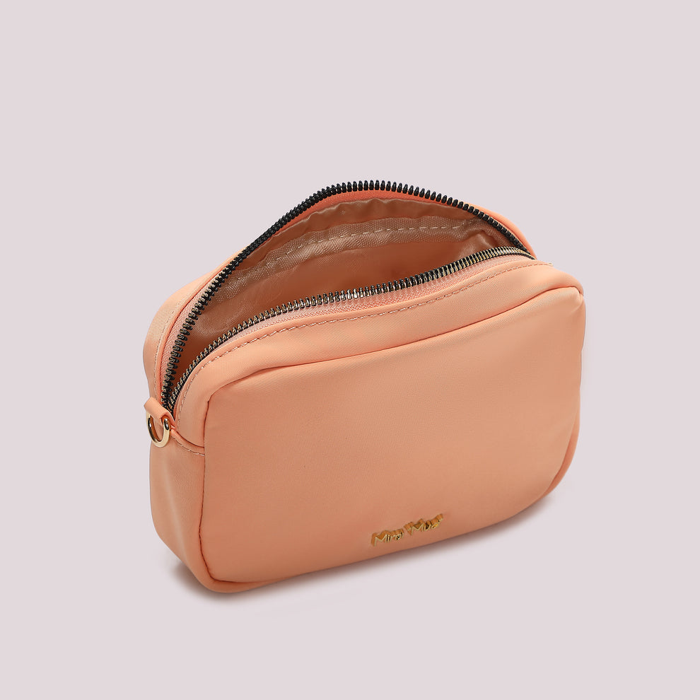 BUSTA MULTIUSO CON TRACOLLINA IN NYLON E PU MIMI-MUA