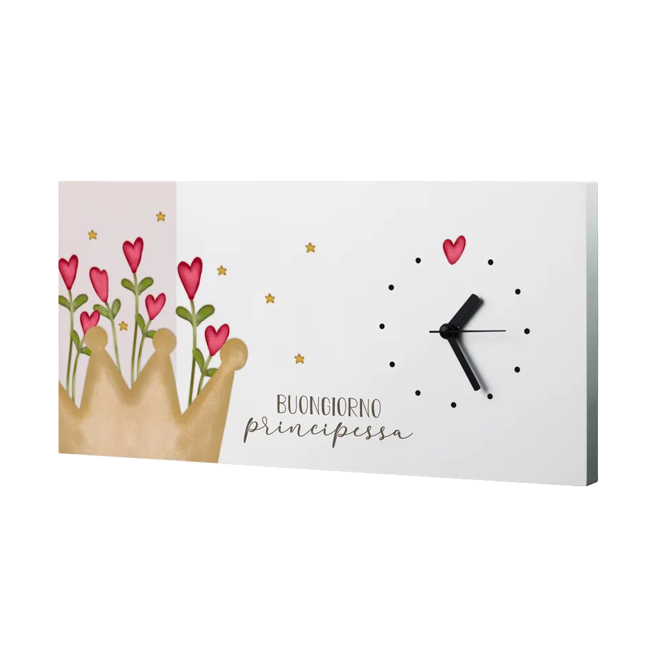 Orologio Rettangolare – Buongiorno Principessa