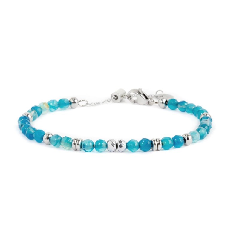 Bracciale agata sfaccettata 4mm MARLU'