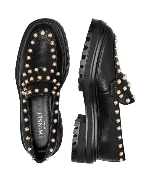 TWINSET MOCASSINO ECOPELLE
