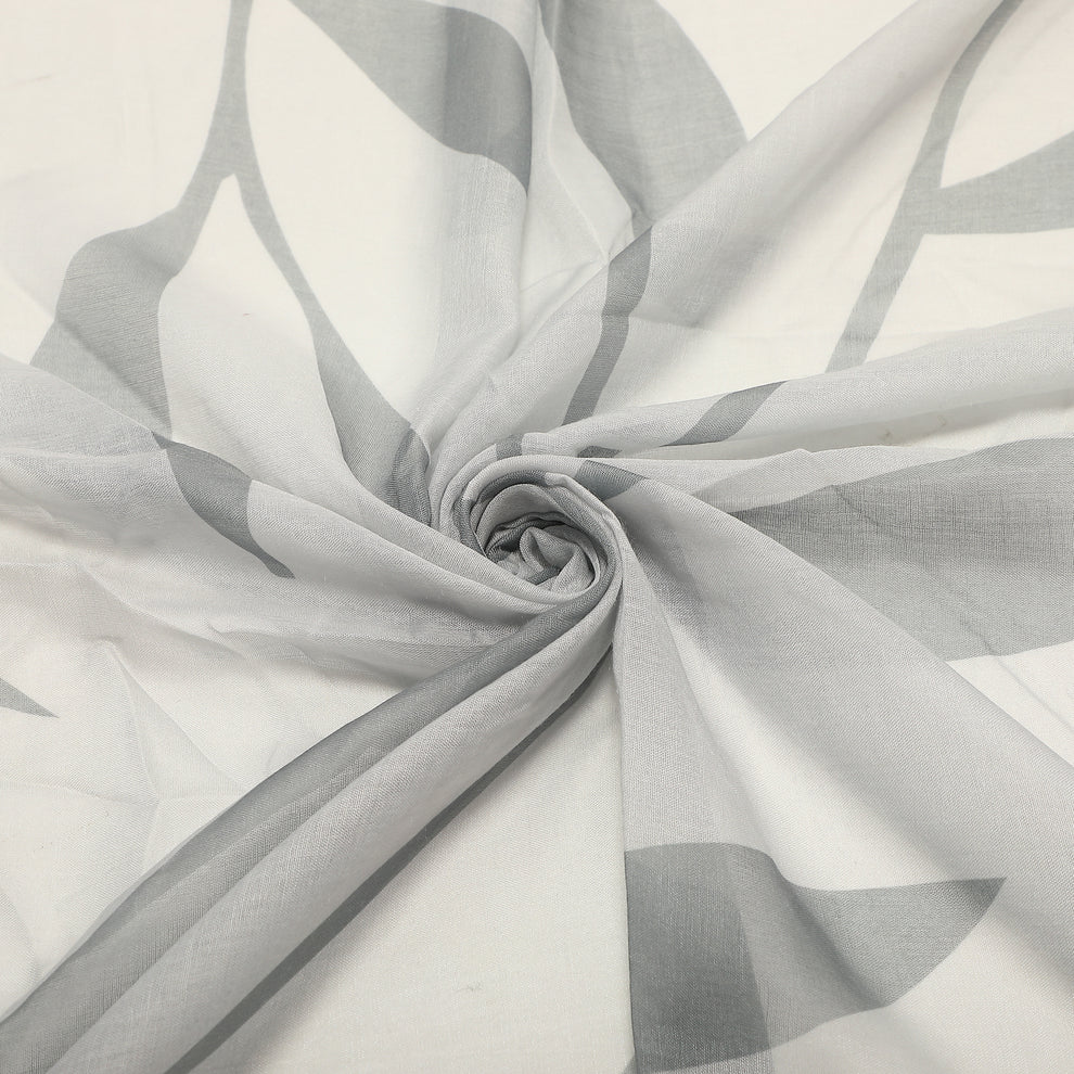 FOULARD CON FOGLIOLINE SPARSE (135X135 cm) MIMI-MUA