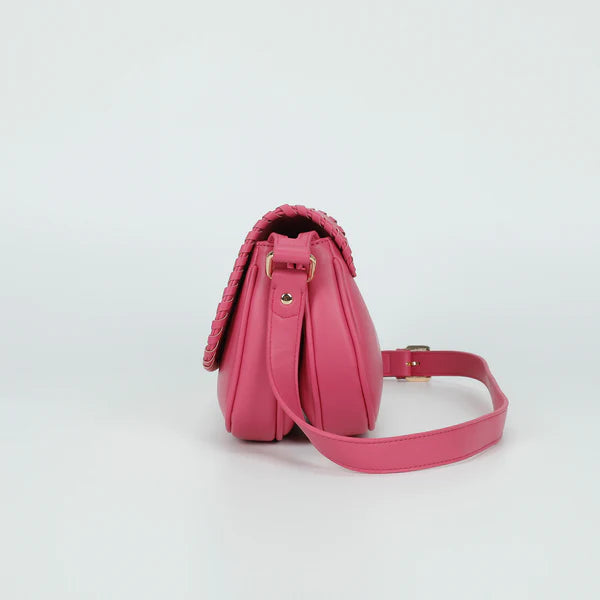 BORSA A TRACOLLA CON BORDI INTRECCIATI MIMI-MUA