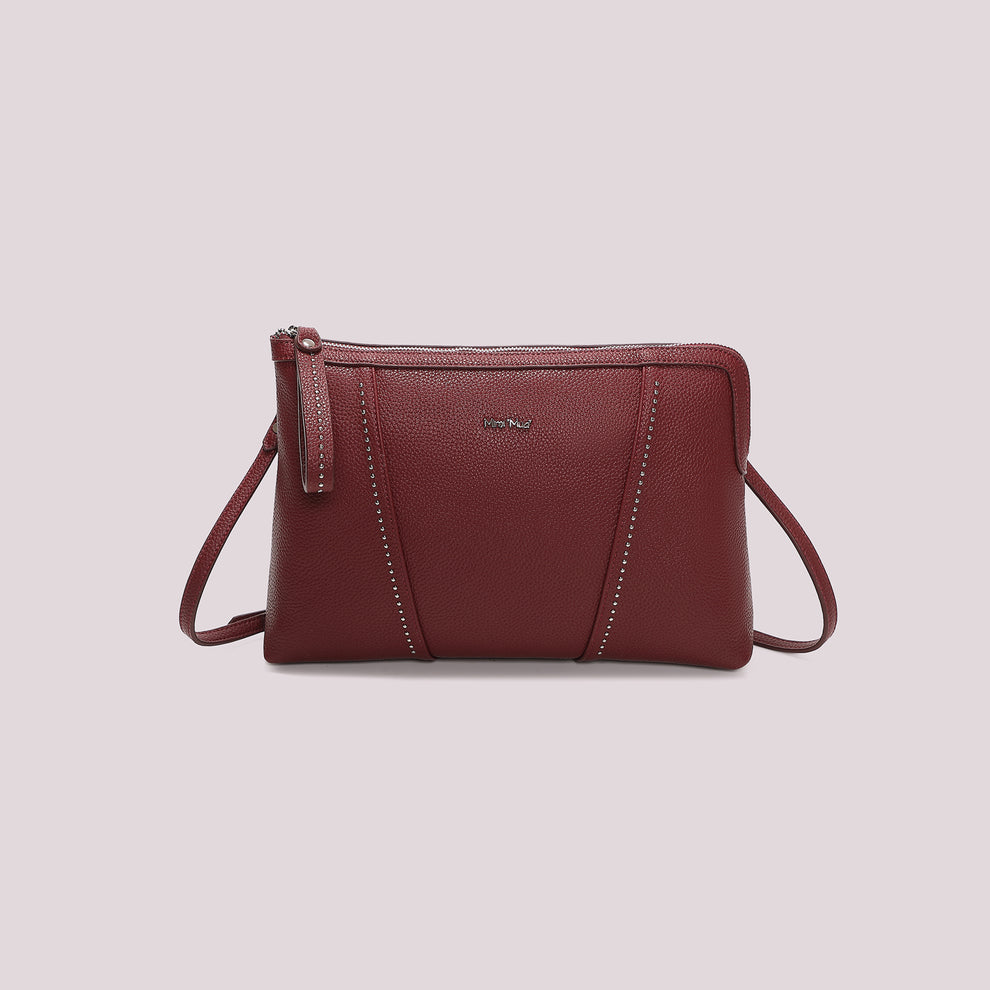 BORSA A BUSTA CON PICCOLE BORCHIE MIMI-MUA