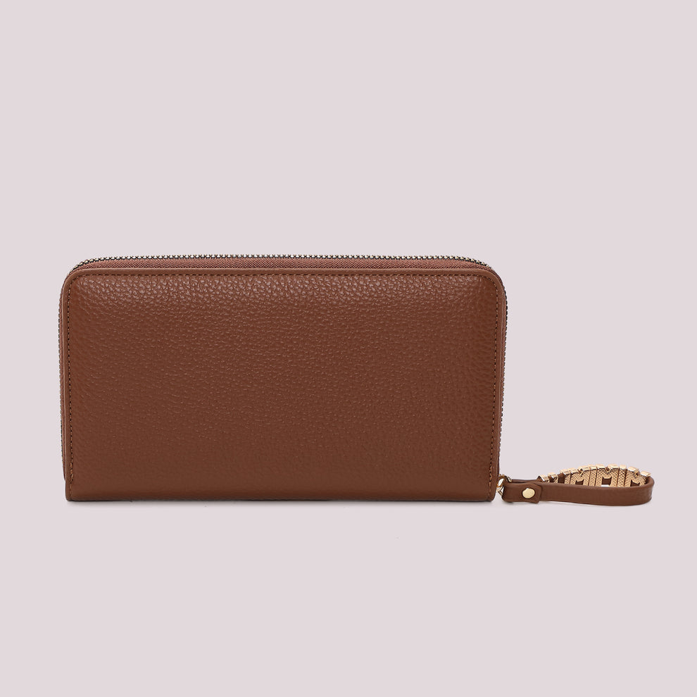 PORTAFOGLIO GRANDE BASIC CON TIRA ZIP LOGATO MIMI-MUA