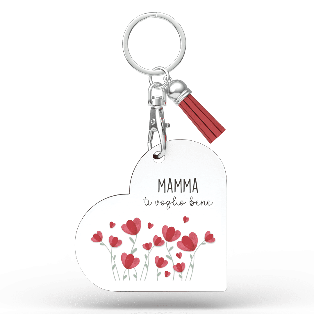 Portachiavi Cuore Mamma Mia – Mamma ti voglio bene