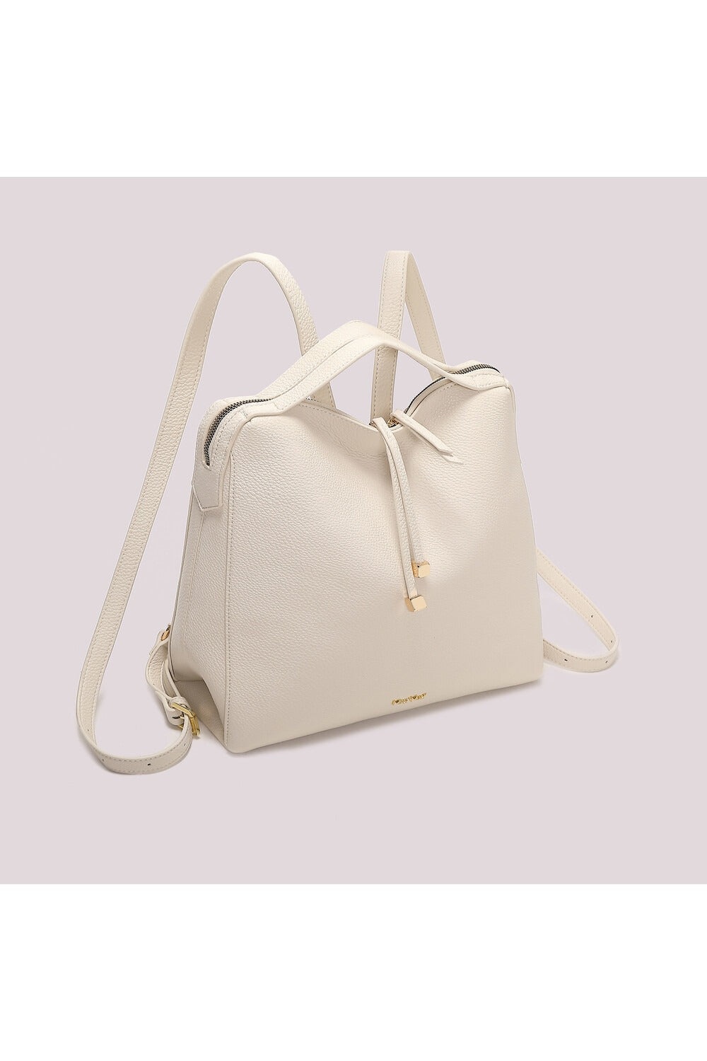 ZAINO CON TIRA ZIP CON DETTAGLIO QUADRATO Mimi-Mua