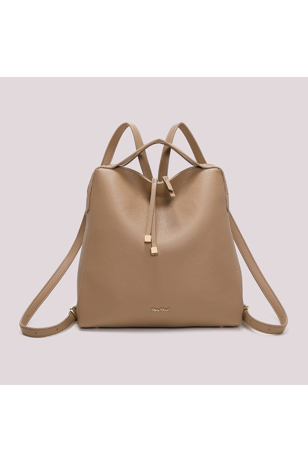 ZAINO CON TIRA ZIP CON DETTAGLIO QUADRATO Mimi-Mua