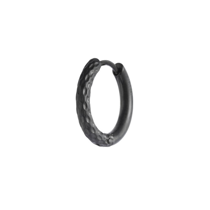 Orecchino a cerchio 1,7 cm trama diamantata Marlù