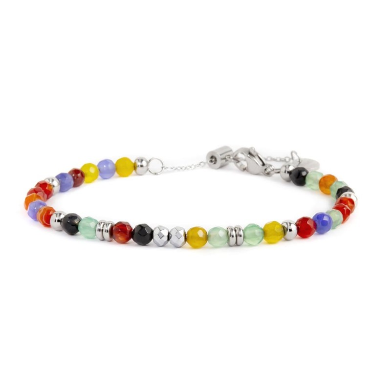 Bracciale agata sfaccettata 4mm MARLU'