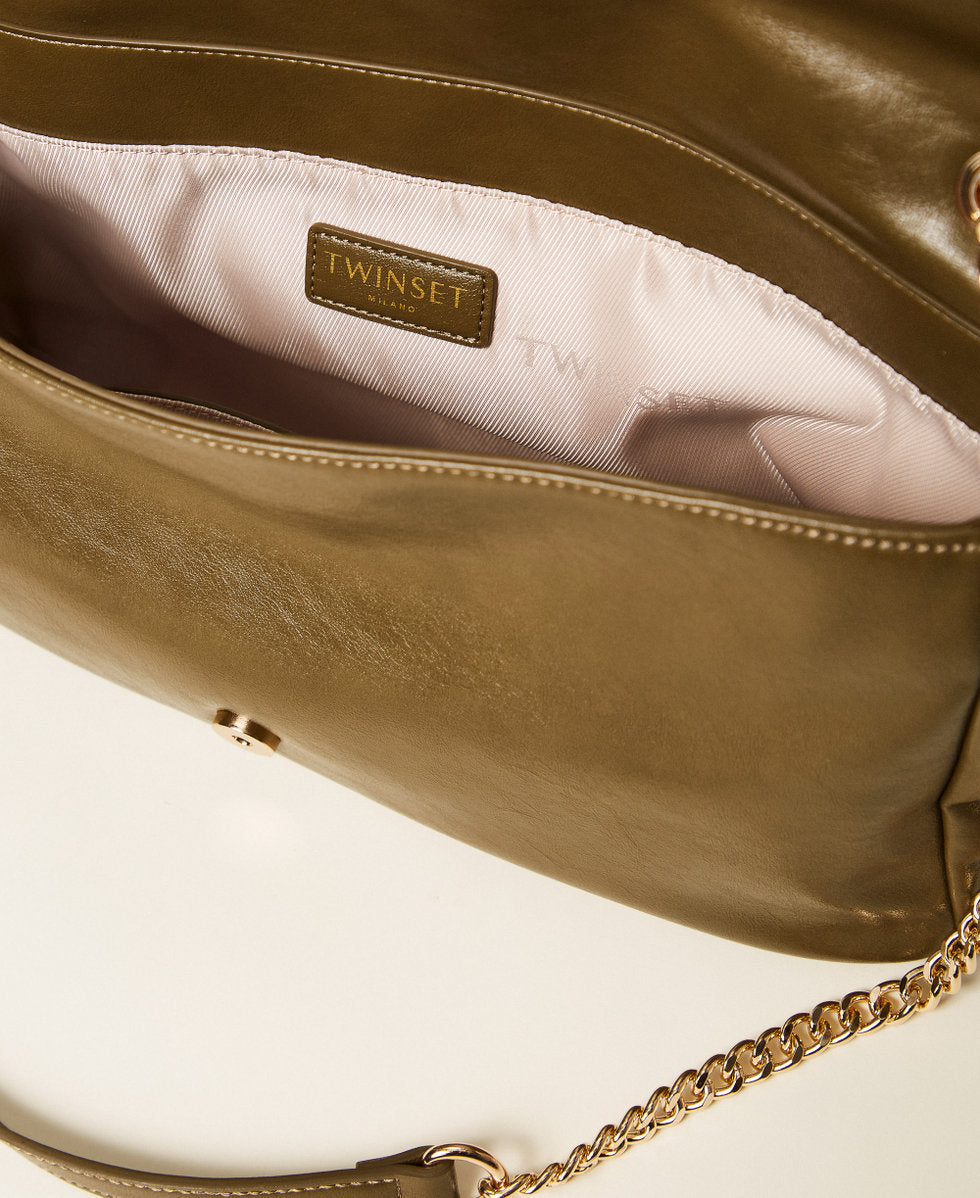 Borsa a tracolla morbida con Oval T Twinset