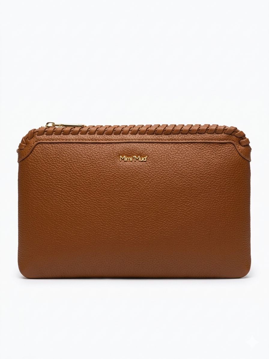 BORSA A TRACOLLA CON BORDO INTRECCIATO MIMI-MUA
