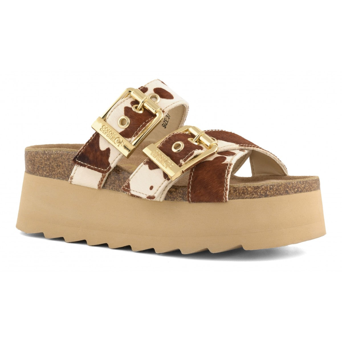 IRVI
Platform in pelle animalier Colors of California